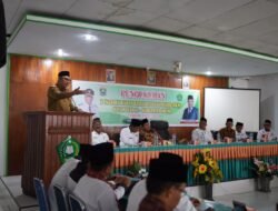 Bupati Solok Capt. H. Epyardi Asda, Dt. Sutan Majo Lelo, M. Mar hadiri Pengukuhan Pengurus BKM