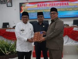 Bupati Sampaikan Jawaban Terhadap Pandangan Umum Fraksi