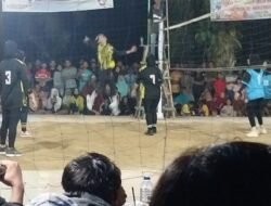 Tim Volly Jorong Simpang 14 Sialang Gaung Runner Up Turnamen Fredator