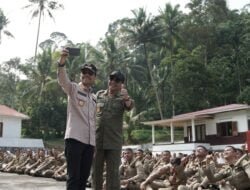 Bupati Safaruddin Pimpin Upacara Tabur Bunga Praja Muda IPDN 