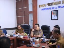 Pj.Wako Jasman Ikuti Pertemuan Daring Rapat Koordinasi Pengendalian Inflasi