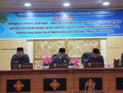 DPRD Setujui Dua Ranperda Kota Padang Panjang jadi Perda