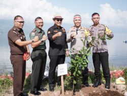 Polres Solok Kota Gelar Gerakan Penanaman 10 Juta Pohon di Dermaga Danau Singkarak