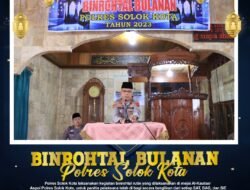 KAPOLRES SOLOK KOTA GELAR BINROHTAL