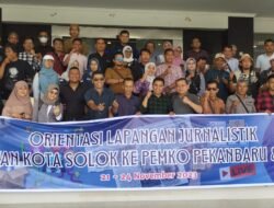 57 ORANG WARTAWAN IKUTI KEGIATAN ORIENTASI LAPANGAN