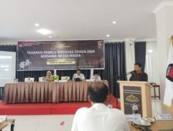 KPU KOTA SOLOK GELAR SOSIALISASI TAHAPAN PEMILU