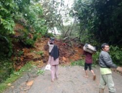 Alat Berat dan TRC BPBD Bersihkah Material Longsor