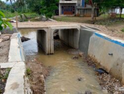 ANTISIPASI BANJIR, PEMKO SOLOK BANGUN BOX CULVERT DI BIRUHUN