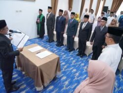 Bupati Eka Putra Lantik 6 Orang Pejabat Manajerial