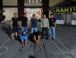 POLRES SOLOK KOTA UNGKAP KASUS TAWURAN YANG BACOK PELAJAR