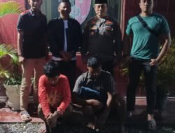 DUA PELAKU DI DUGA PENCURI KABEL PLN DI TANGKAP APARAT POLSEK