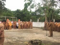PEMKO SOLOK GELAR APEL GABUNGAN PERTAMA BULAN FEBRUARI