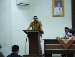 BUPATI SOLOK BUKA RAKOR PERSIAPAN PEMILU SERENTAK