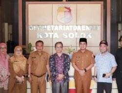 WAWAKO SOLOK SAMBUT KUNJUNGAN KEPALA BPK RI PERWAKILAN SUMBAR