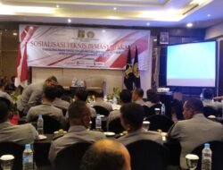 KAKANWIL KEMENKUMHAM SUMBAR GELAR SOSIALISASI TEKNIS PEMASYARAKATAN BIDANG KEAMANAN DAN INTELIJEN