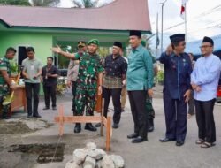 Pj Wako Sonny Letakkan Batu Pertama Pembangunan Musala Al Hidayah