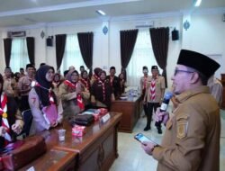 Bupati Eka Putra Puji Semangat Peserta Raker Pramuka