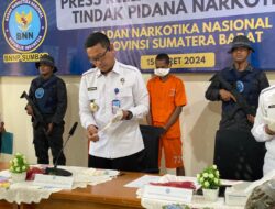 BNNP PROV SUMBAR BERHASIL MUSNAHKAN BARANG BUKTI 10.813,88 GR GANJA DAN 946,82 GR SABU