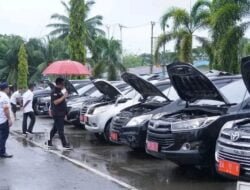 SUTAN RISKA LAKUKAN INSPEKSI KENDARAAN DINAS