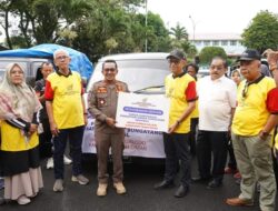FKPWS Nasional Sungayang Salurkan Bantuan Bencana Tanah Datar
