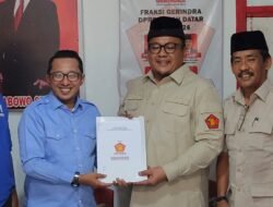 EKA PUTRA MENDAFTAR BALON BUPATI KE DPC PARTAI GERINDRA