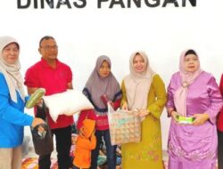 PEMKO SOLOK SERAHKAN BANTUAN PANGAN UNTUK 100 KK BALITA STUNTING