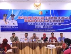 WAKO SOLOK BUKA BIMTEK IMPLEMENTASI PERIZINAN BERUSAHA BERBASIS RESIKO