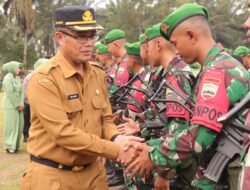 Setdako Rida Ananda Lepas Satgas Pamtas RI -Papua Yonif 131/Braja Sakti