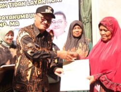 Sutri Ningsih Padang Tangah Rasa Haru Datang Pj Wako Payakumbuh
