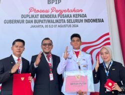 Pemko Payakumbuh Terima Duplikat Bendera Pusaka BPIP