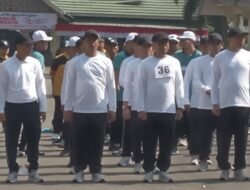 Meriahkan Penyambutan HUT RI Ke 79 Arma Putra Pimpin Langsung Regu Dinkes Pasaman Dalam Lomba Gerak