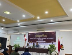 KPU KABUPATEN SOLOK GELAR JUMPA PERS TERKAIT PENDAFTARAN CALON BUPATI DAN WAKIL BUPATI