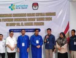 Tiga Paslon Wako dan Wawako Jalani Tes Kesehatan di RSUP M Djamil