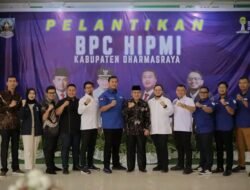 VAREL ORIANO PIMPIN BPC HIPMI DHARMASRAYA, BUPATI AJAK BERKOLABORASI