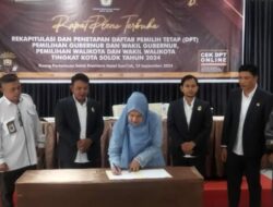 KPU KOTA SOLOK TETAPKAN 58.076 DAFTAR PEMILIH TETAP