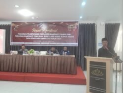 KPU KABUPATEN SOLOK GELAR RAKOR PERSIAPAN DEKLARASI KAMPANYE