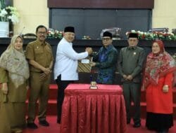 APBD PERUBAHAN TAHUN ANGGARAN 2024 KOTA SOLOK DISAHKAN.