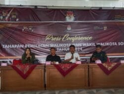 KPU KOTA SOLOK GELAR PRESS CONFERENCE TAHAPAN PEMILU