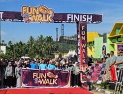 Ribuan Orang Marakkan Fun Walk Gelaran KPU Limapuluh Kota