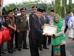 PEMKAB DHARMASRAYA GELAR UPACARA HARI PAHLAWAN DAN HARI KESEHATAN NASIONAL