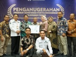 PEMKAB SOLOK RAIH PERINGKAT PERTAMA DARI OMBUDSMAN RI