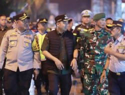 WAWAKO SOLOK BERSAMA FORKOMPIDA PANTAU SITUASI MALAM PERGANTIAN TAHUN BARU 2025