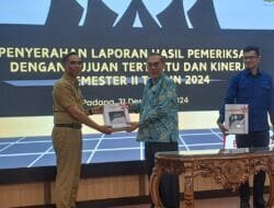 PEMKAB SOLOK TERIMA LHP KINERJA PENGEMBANGAN DESTINASI WISATA