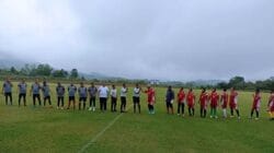 JAJAKI RUMPUT HIJAU STADION MARAH ADIN, PEMKO SOLOK LAWAN PEMPROV SUMBAR PERTANDINGAN IMBANG 1-1