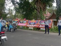 DISHUB KOTA SOLOK AMANKAN ARUS LALU LINTAS SAAT PERESMIAN RSUD SERAMBI MADINAH