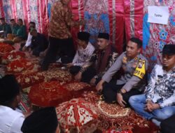 Kapolres 50 Kota Hadiri Acara Alek Bakajang Di Nagari Gunung Malintang
