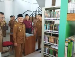 WAWAKO SOLOK TINJAU GEDUNG PERPUSTAKAAN