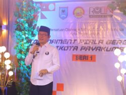 Pemko Payakumbuh Gelar Turnament Bilyard Piala Bergilir Wako