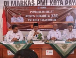 Wawako Payakumbuh Bersama PMI Buka Diklat Cetak Relawan