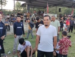 WABUP SOLOK SAKSIKAN PERTANDINGAN SUMANDO FC LAWAN TEACHER FC DI SEMIFINAL IKARASTA CUP 2025